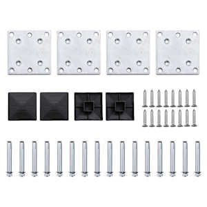 Set plotového dílce WPC 526 x 146 cm hnědý - obrázek 10