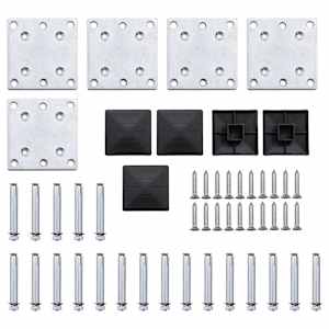 Set plotového dílce WPC 699 x 146 cm hnědý - obrázek 10