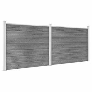 Set plotových dílců WPC 353 x 146 cm šedý - obrázek 2