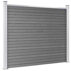 Set plotových dílců WPC 353 x 146 cm šedý - obrázek 4