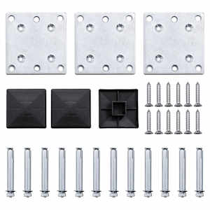 Set plotových dílců WPC 353 x 146 cm šedý - obrázek 9