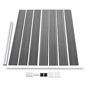 Set plotového dílce WPC 526 x 146 cm šedý - obrázek 5