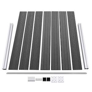 Set plotového dílce WPC 353 x 146 cm černý - obrázek 6