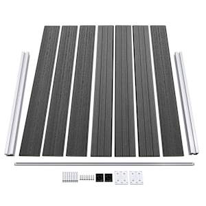 Set plotového dílce WPC 526 x 146 cm černý - obrázek 6