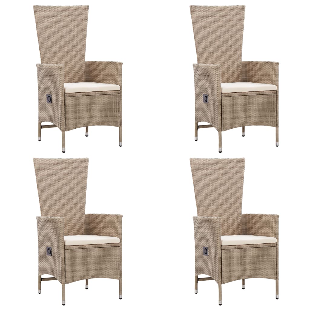 

vidaXL 5-delige Tuinset beige