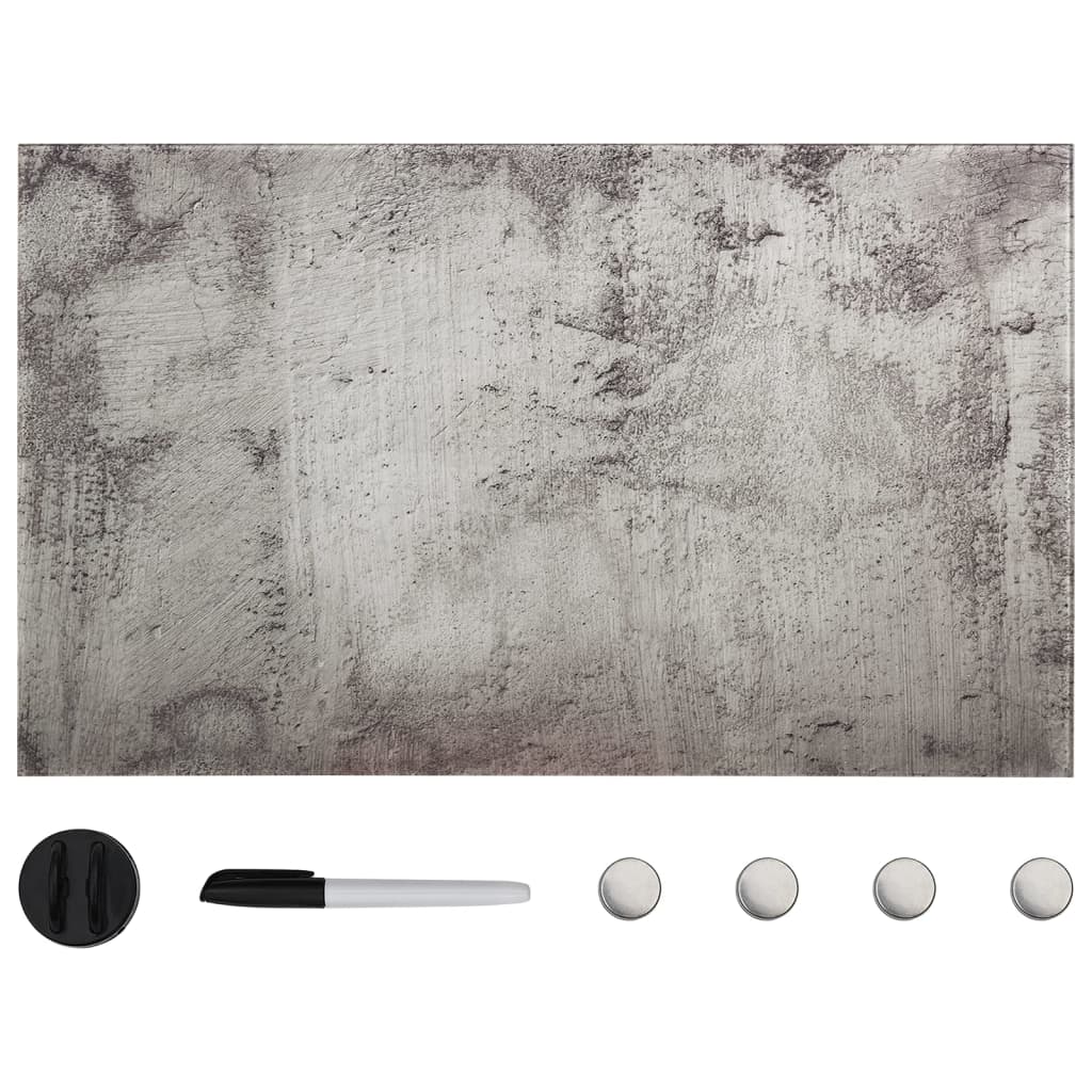 vidaXL Tablă magnetică de perete, 100×60 cm, sticlă vidaxl.ro