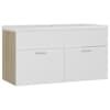 White_and_sonoma_oak