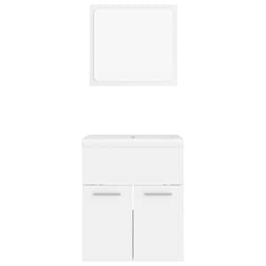Set koupelnového nábytku bílý dřevotříska - obrázek 5