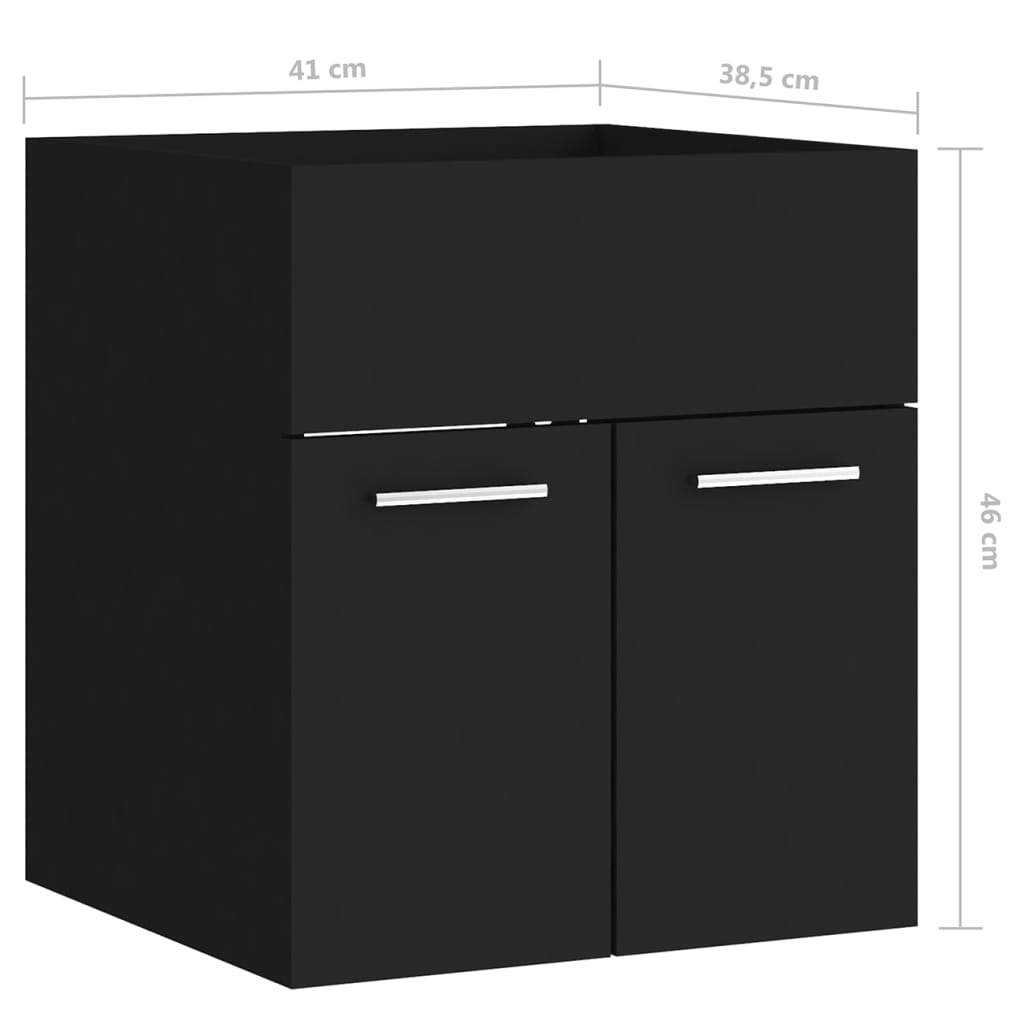 Sort / 41 x 38.5 x 46 cm - Billede 13