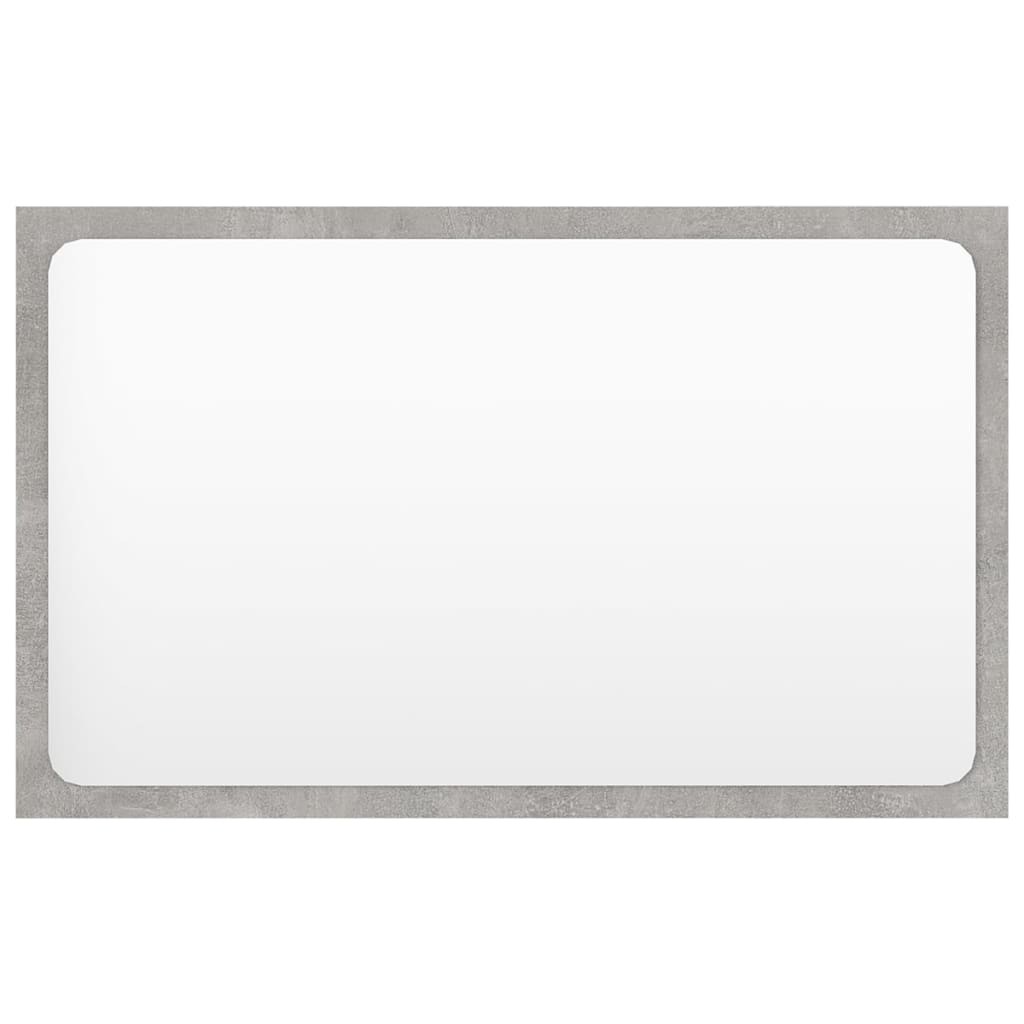 Комплект мебели за баня, бетонно сив, ПДЧ