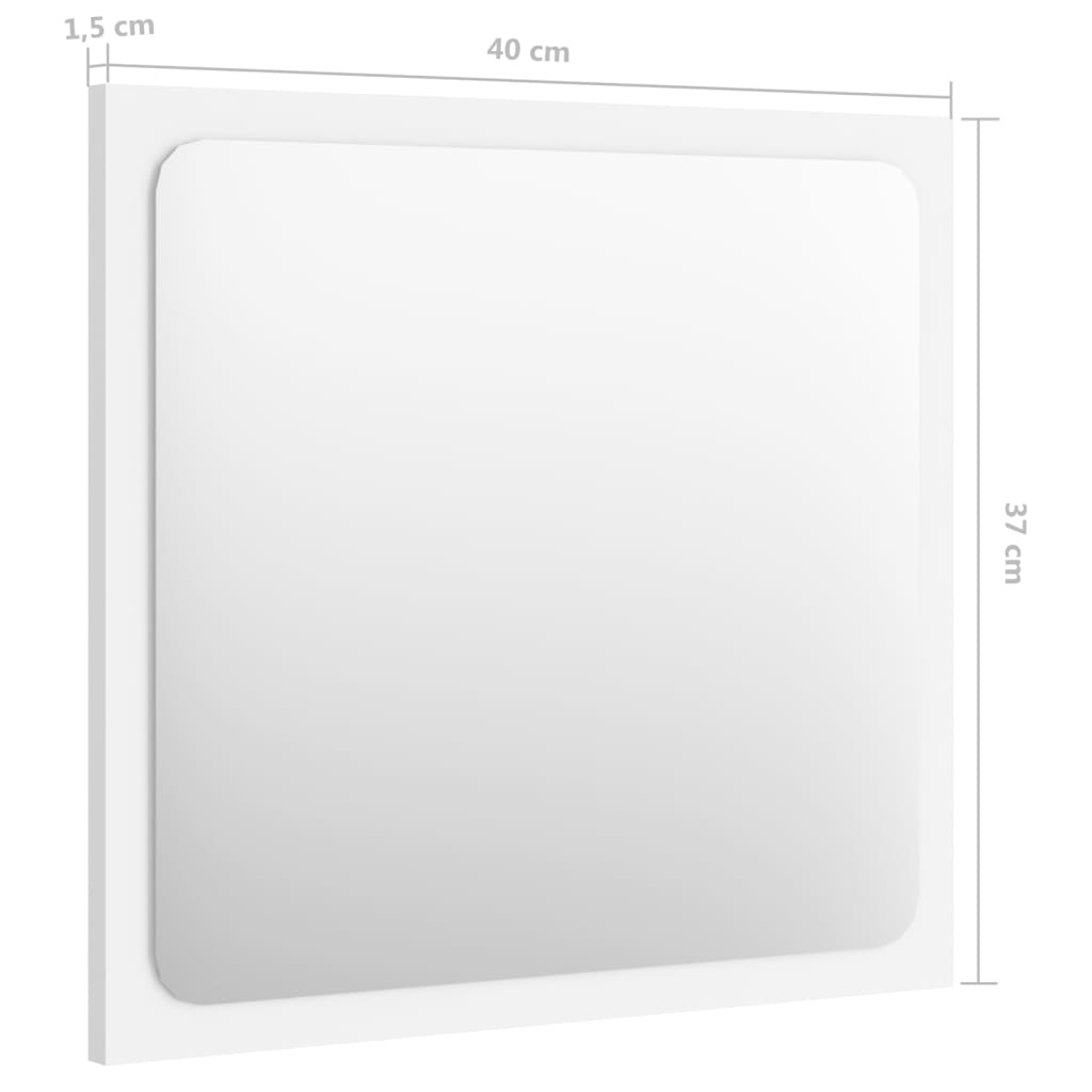 Set koupelnového nábytku bílý dřevotříska - obrázek 16