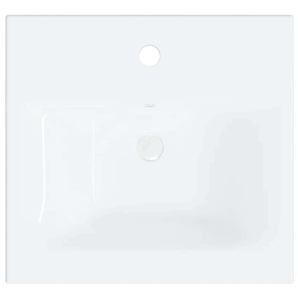 Komplet kopalniškega pohištva visok sijaj bele barve iverna pl. - slika 13