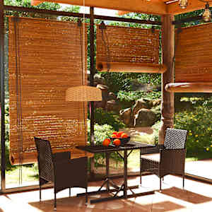 Vrtna jedilna garnitura 3-delna črna