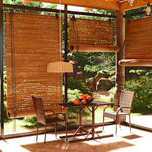 Vrtna jedilna garnitura 3-delna rjava