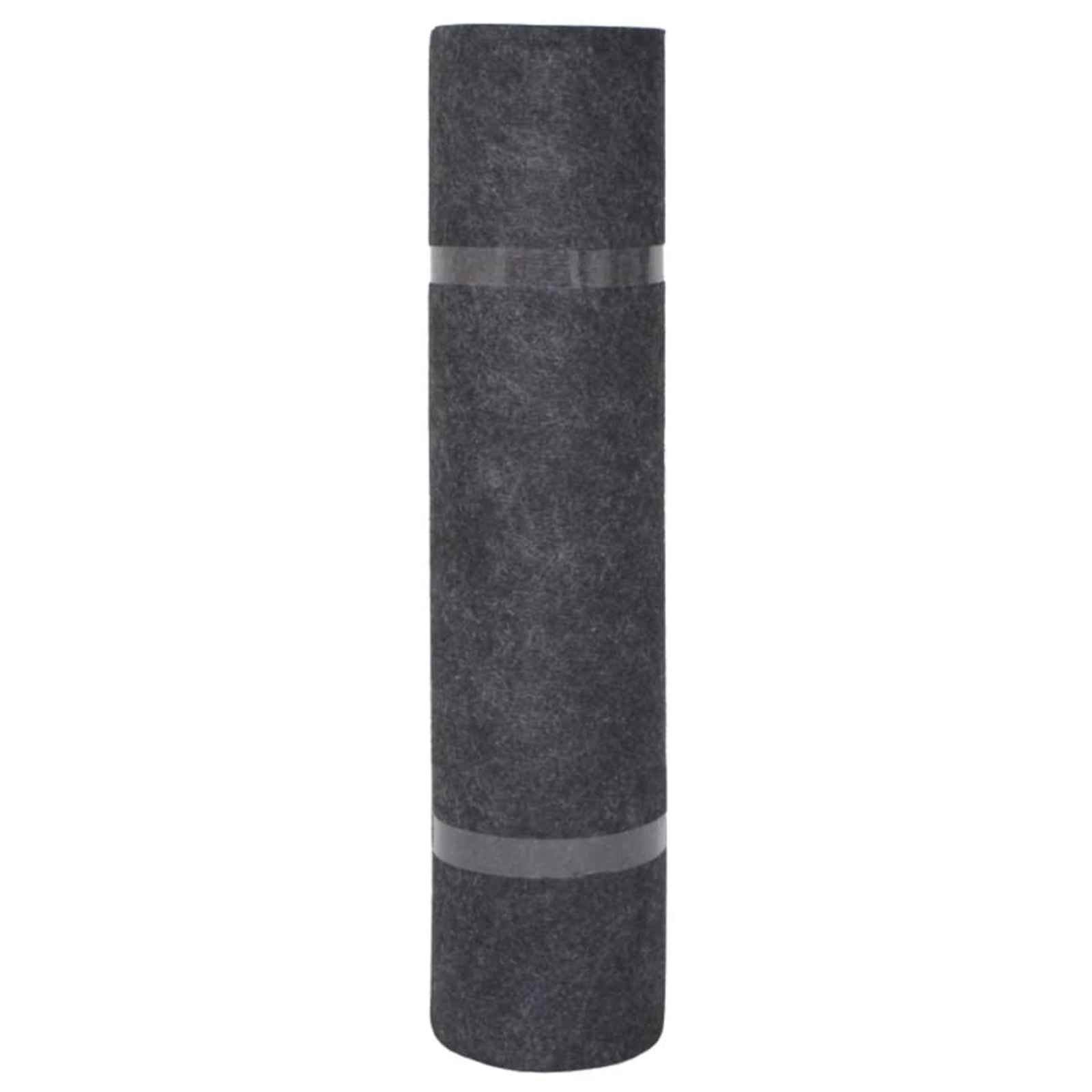 Tapijt Antracietkleurig 1,2 x 15 m Polyester image 3