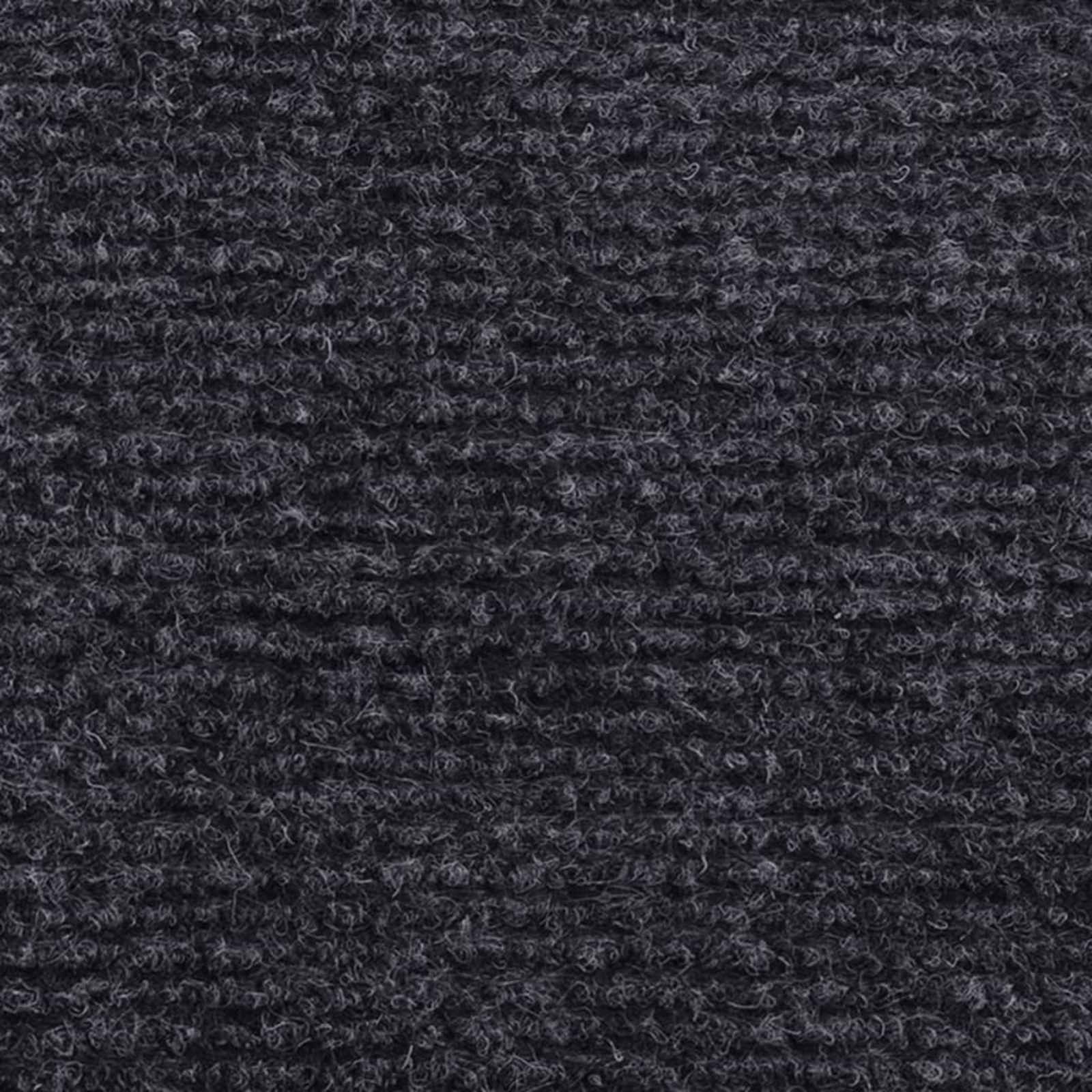 Tapijt Antracietkleurig 1,2 x 15 m Polyester image 4