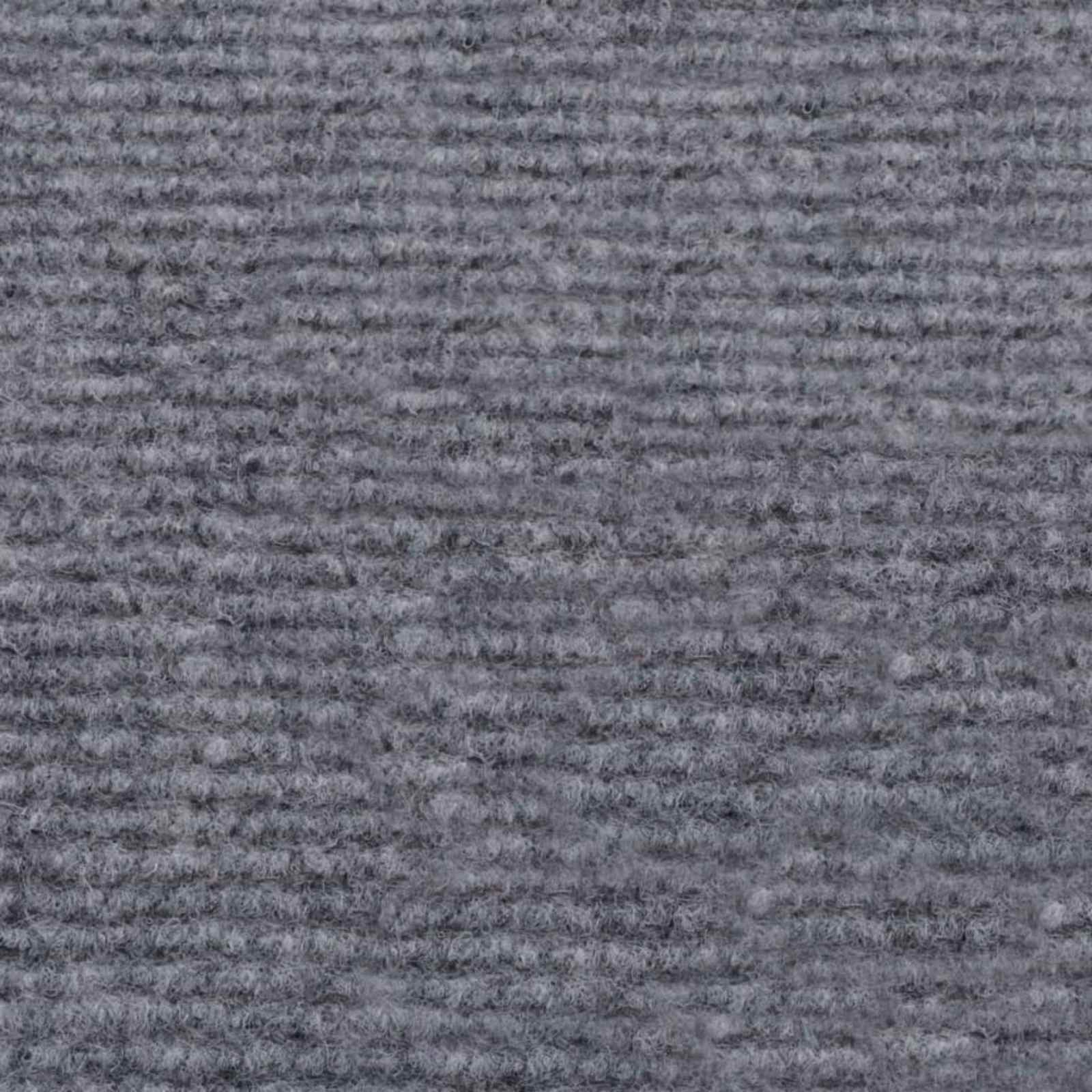 Tapijt Grijs 1,2 x 20 m Polyester image 4