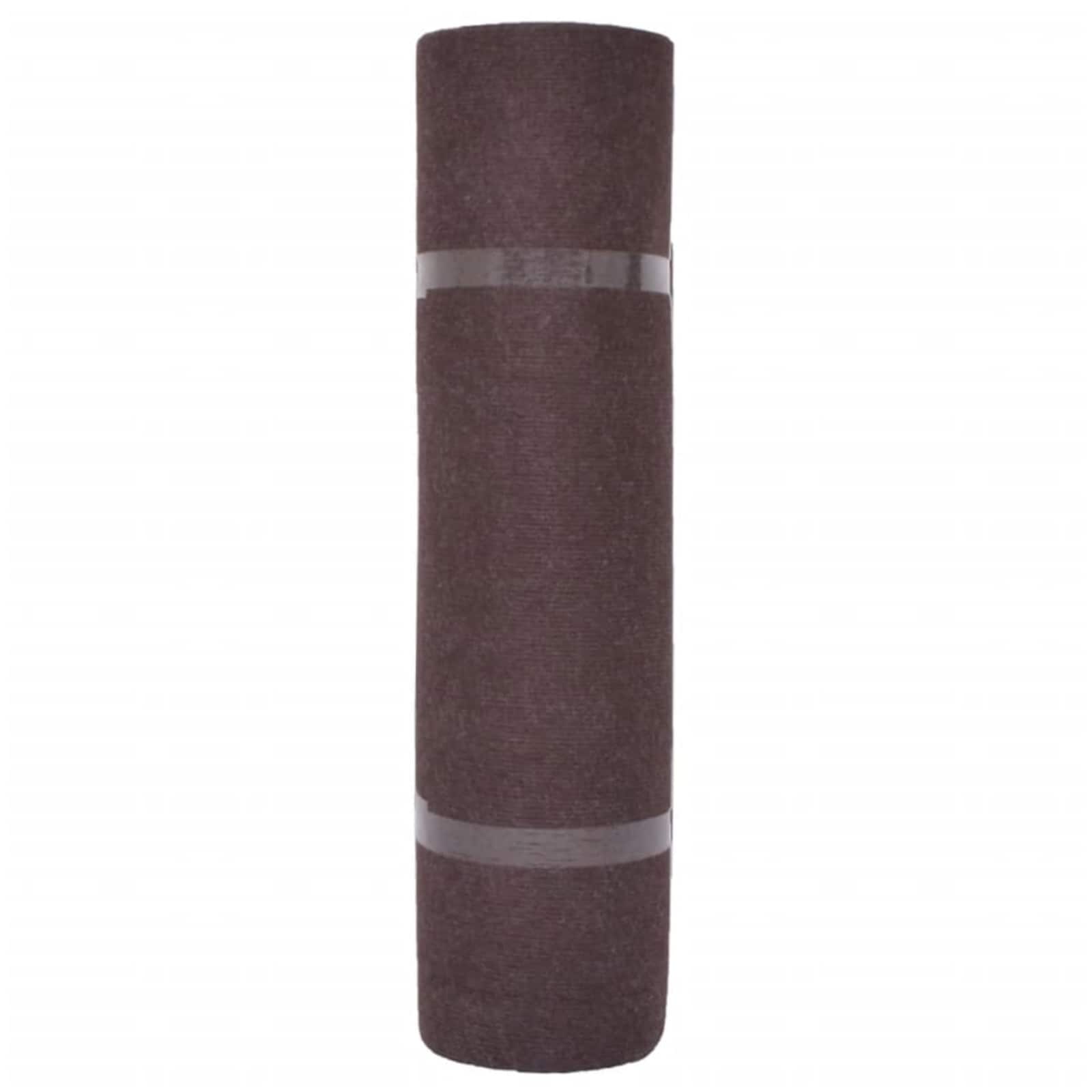 Tapijt Bruin 1,2 x 10 m Polyester image 3