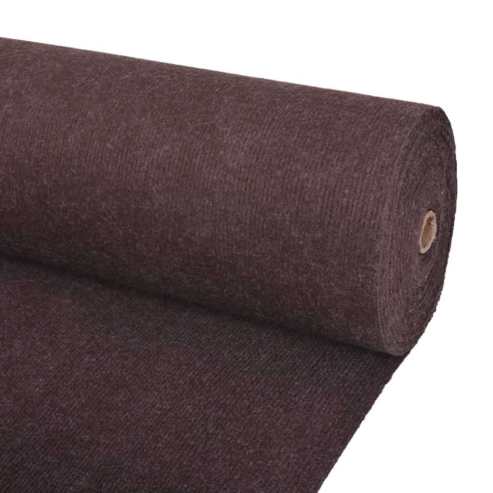 Tapijt Bruin 1,2 x 20 m Polyester image 1