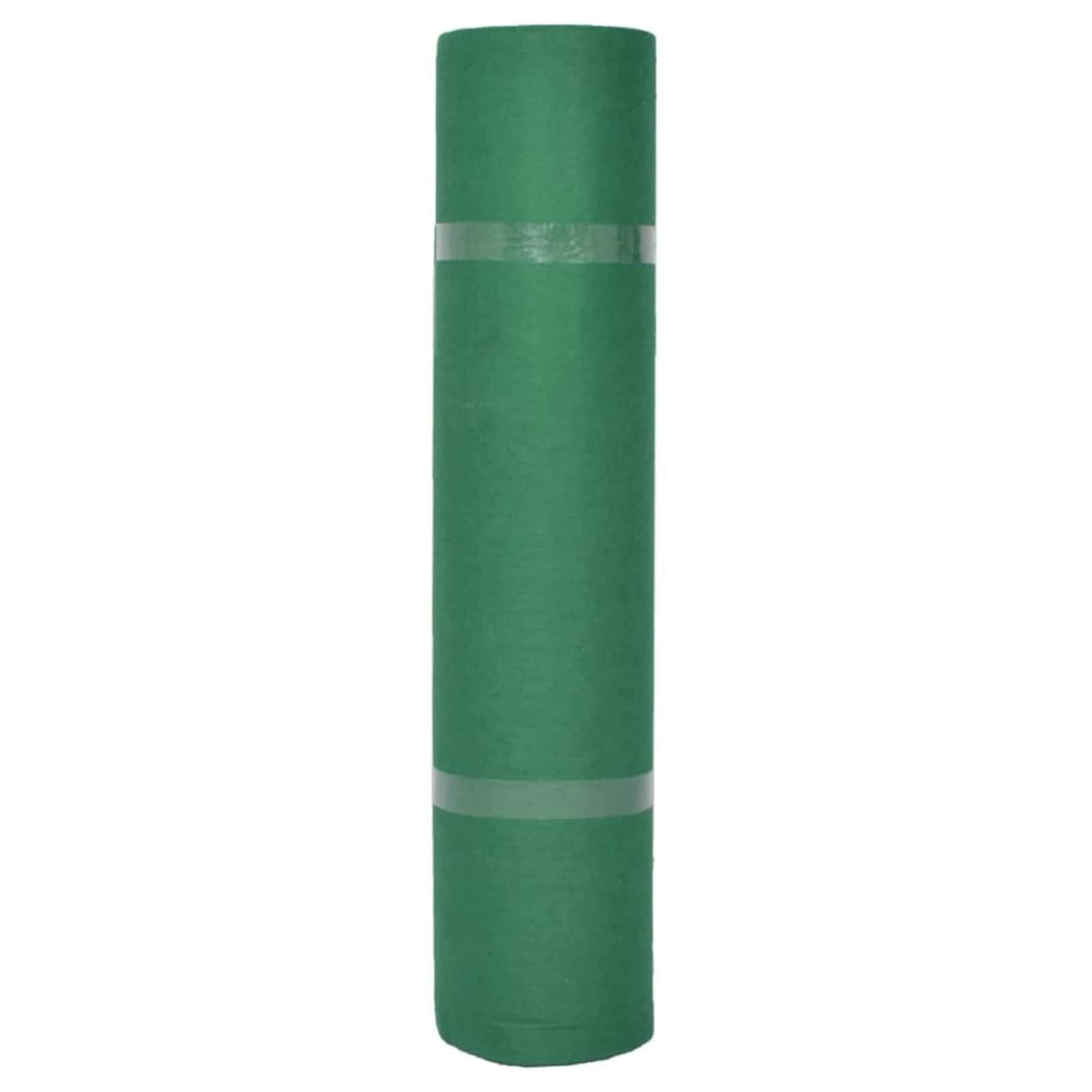 Tapijt Effen Groen 1,2 x 12 m Polyester image 3