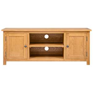 TV stolek 110 x 35 x 44 cm masivní dubové dřevo - obrázek 3