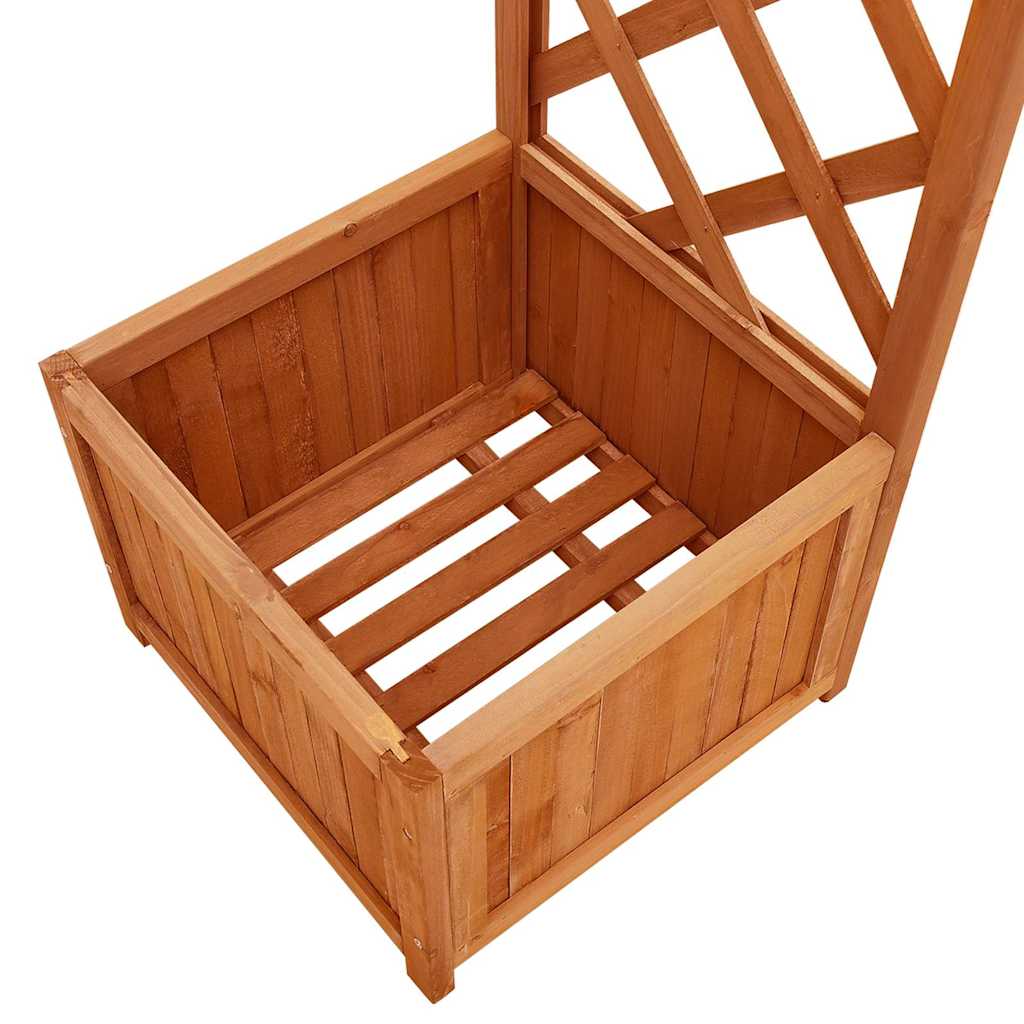 Garden Pergola With Planter Solid Firwood VidaXL 16 width=274