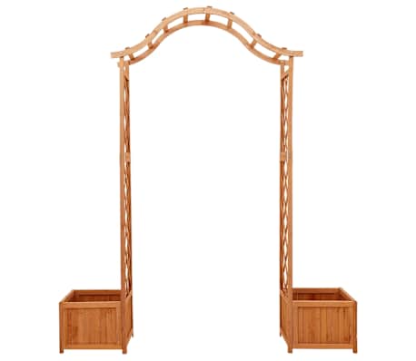 vidaXL GartenPergola mit Blumenkasten Massivholz Tanne vidaXL.at