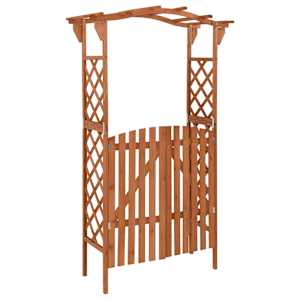 Pergola s brankou 116 x 40 x 204 cm masivní jedle