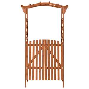 Pergola s brankou 116 x 40 x 204 cm masivní jedle - obrázek 2
