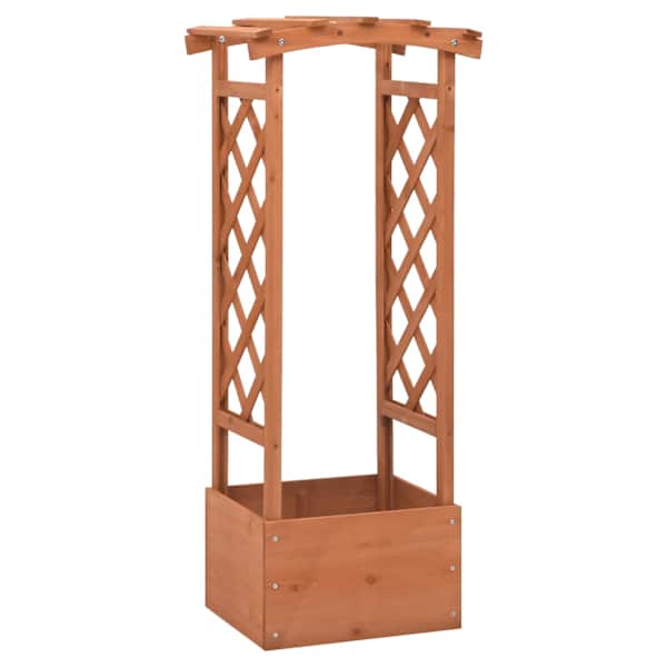 vidaXL v&otilde;rega taimekast kaarega 49 x 39 x 117 cm, nulupuit