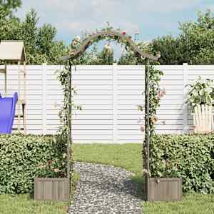 Zahradní pergola s truhlíky šedá masivní jedle - obrázek 3