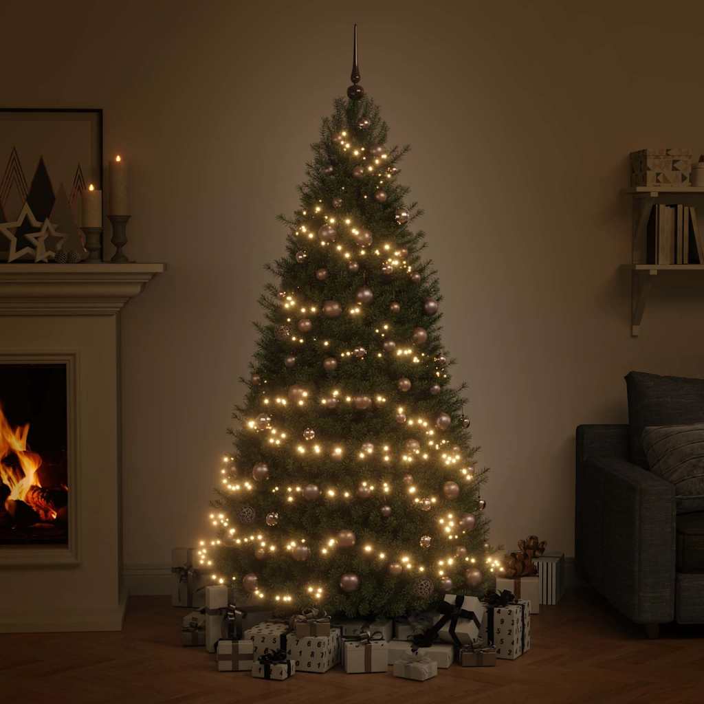 vidaXL 120-delige Kerstballenset met piek en 300 LED's roségoud, foto 3