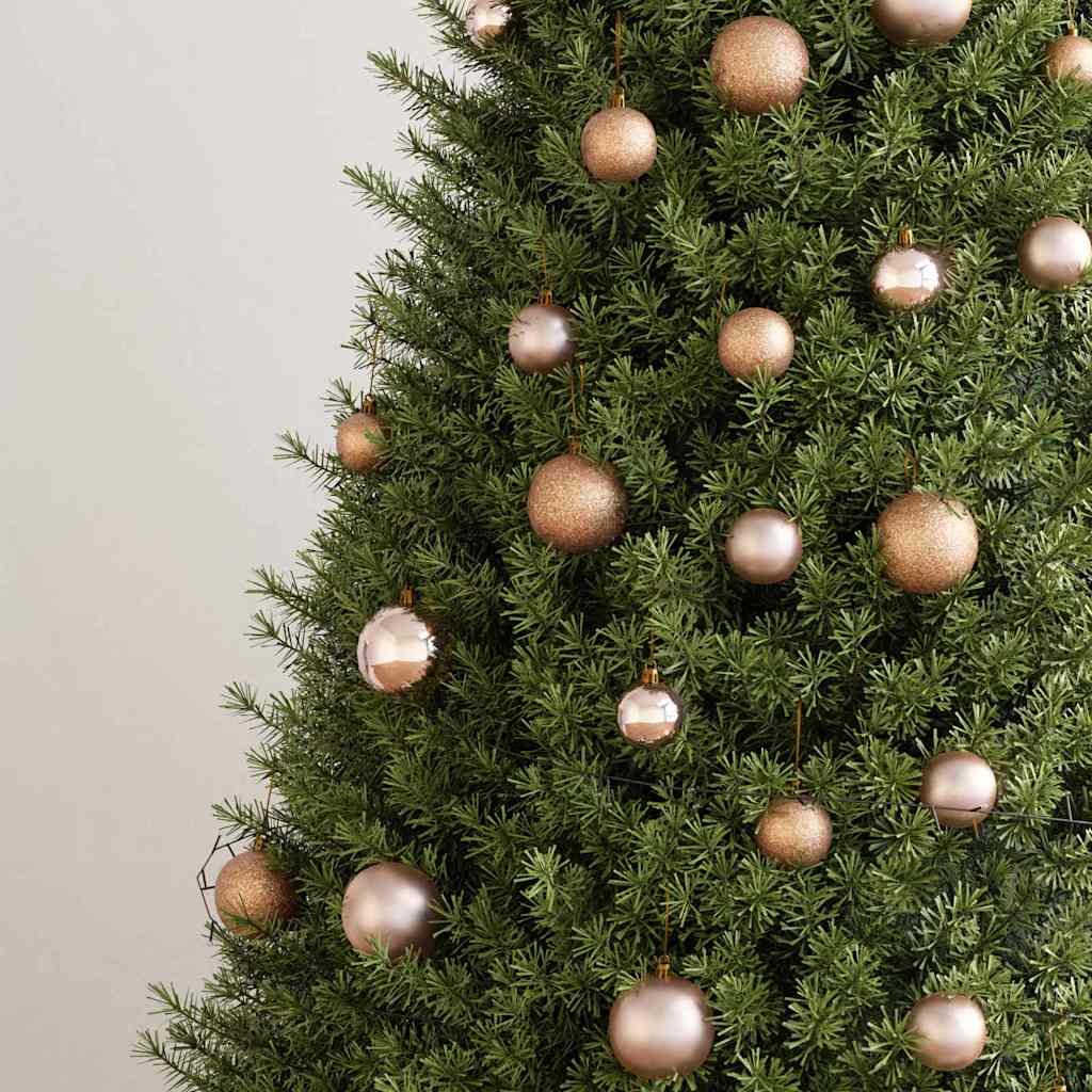 vidaXL 120-delige Kerstballenset met piek en 300 LED's roségoud, foto 4