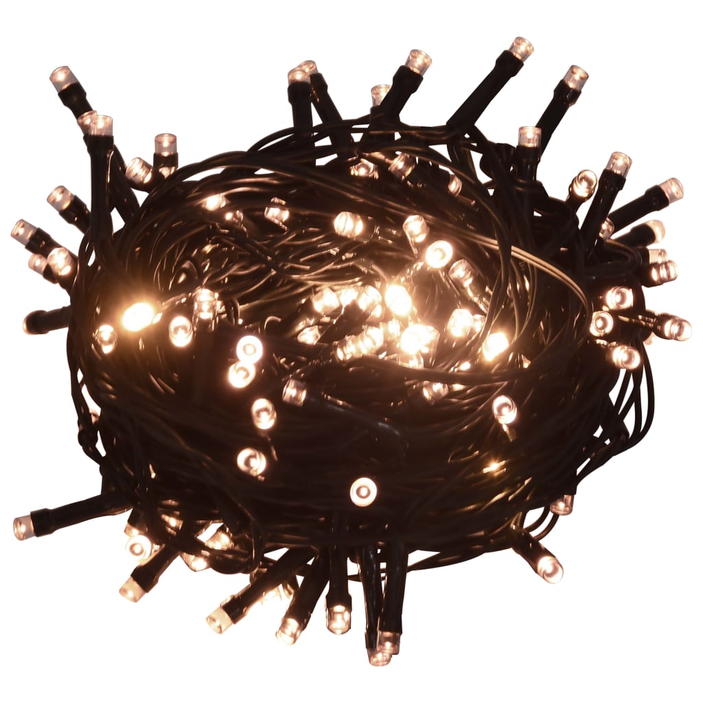 

vidaXL LED String with 300 LEDs Warm White 98.4' PVC