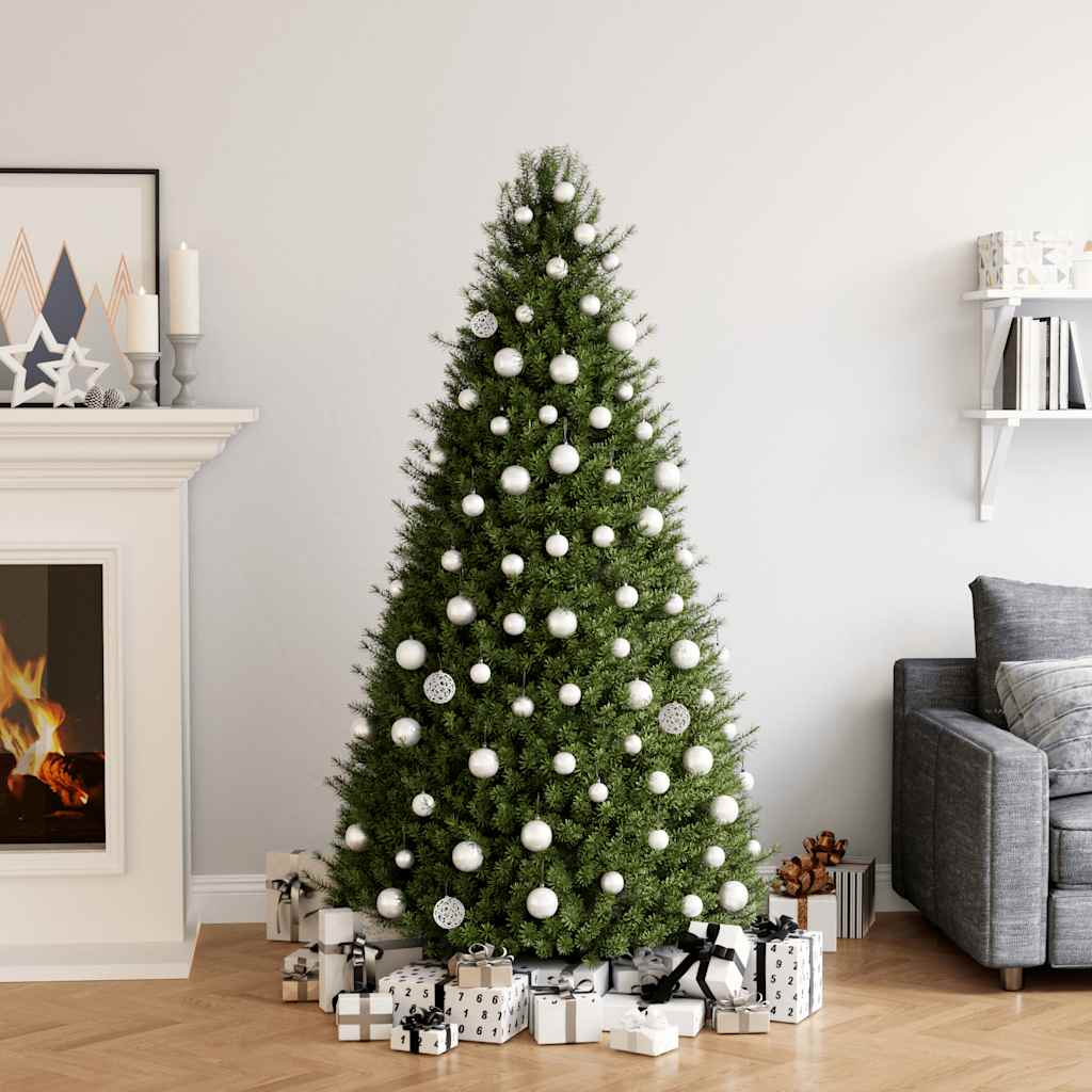 Ensemble de boules de Noël 100 pcs Blanc