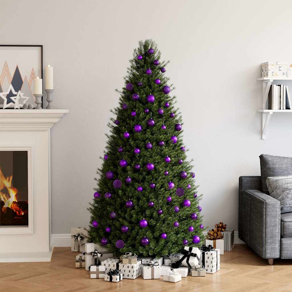 VidaXL 100-tlg. Weihnachtskugel-Set Lila