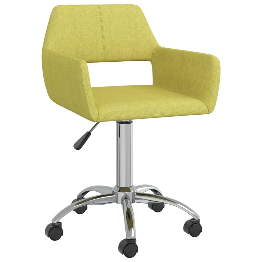 Petrashop  Otočná kancelářská židle zelená textil