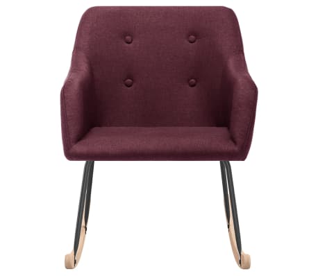vidaXL Scaun balansoar, violet, material textil