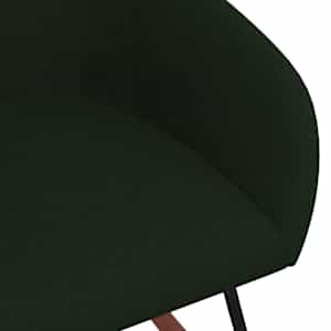 Houpací křeslo tmavě zelené textil - obrázek 5