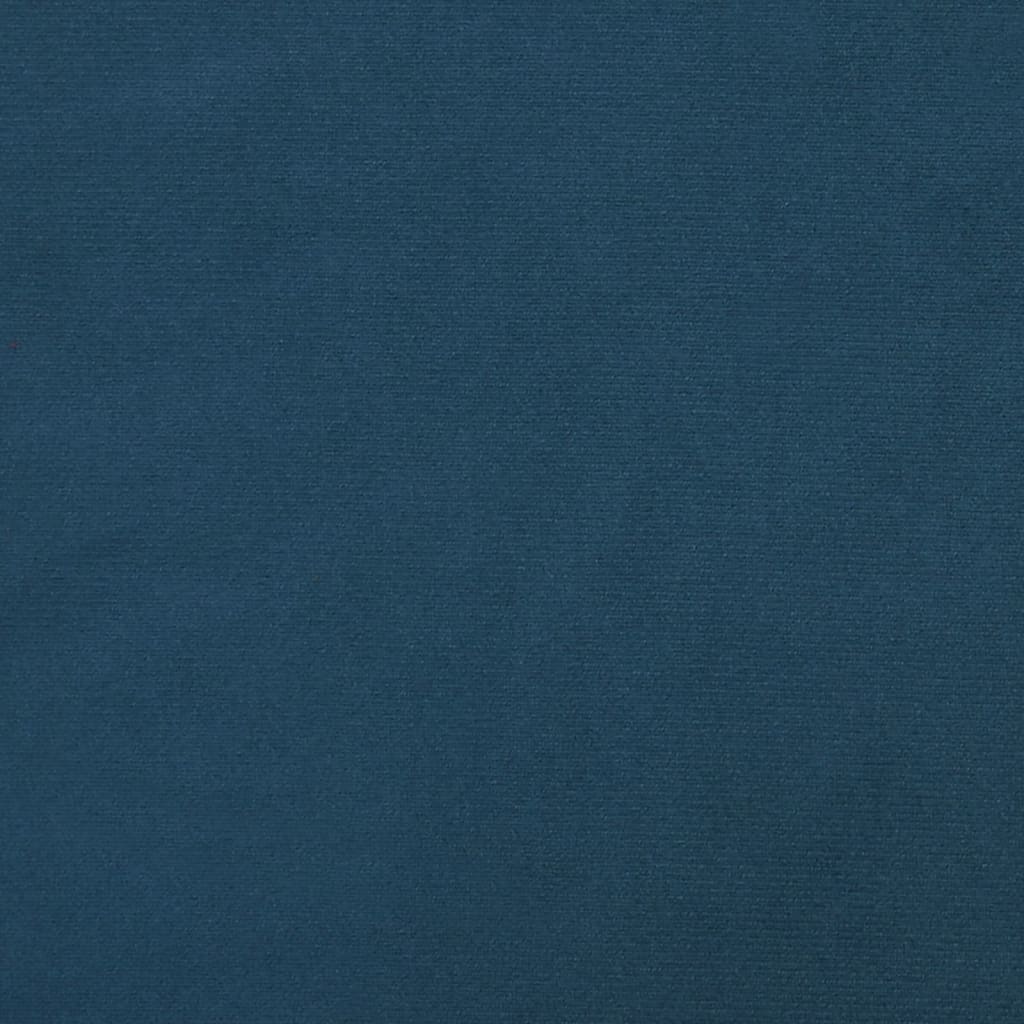 Esszimmerstühle 2 Stk. Drehbar Blau Samt-8