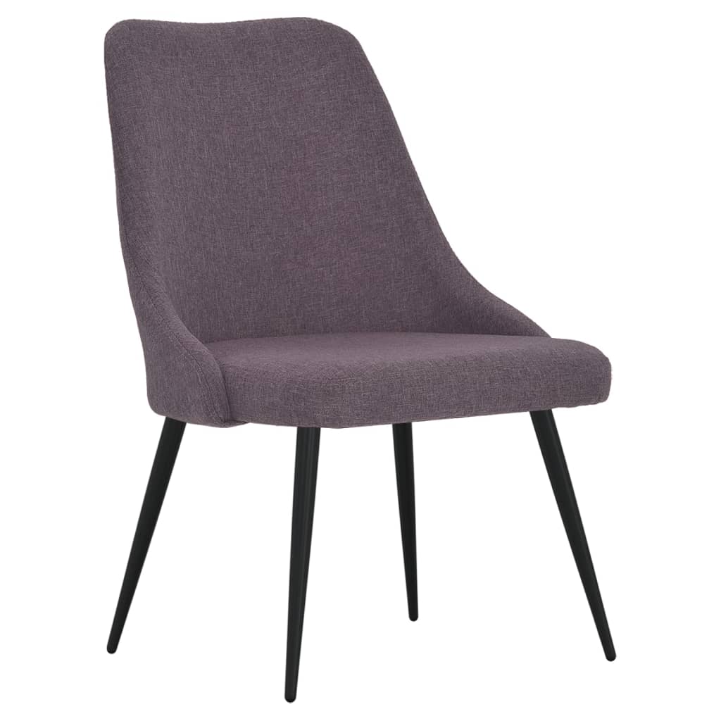 

vidaXL Eetkamerstoelen 2 st stof taupe