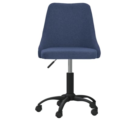 vidaXL drejelig spisebordsstol stof blå