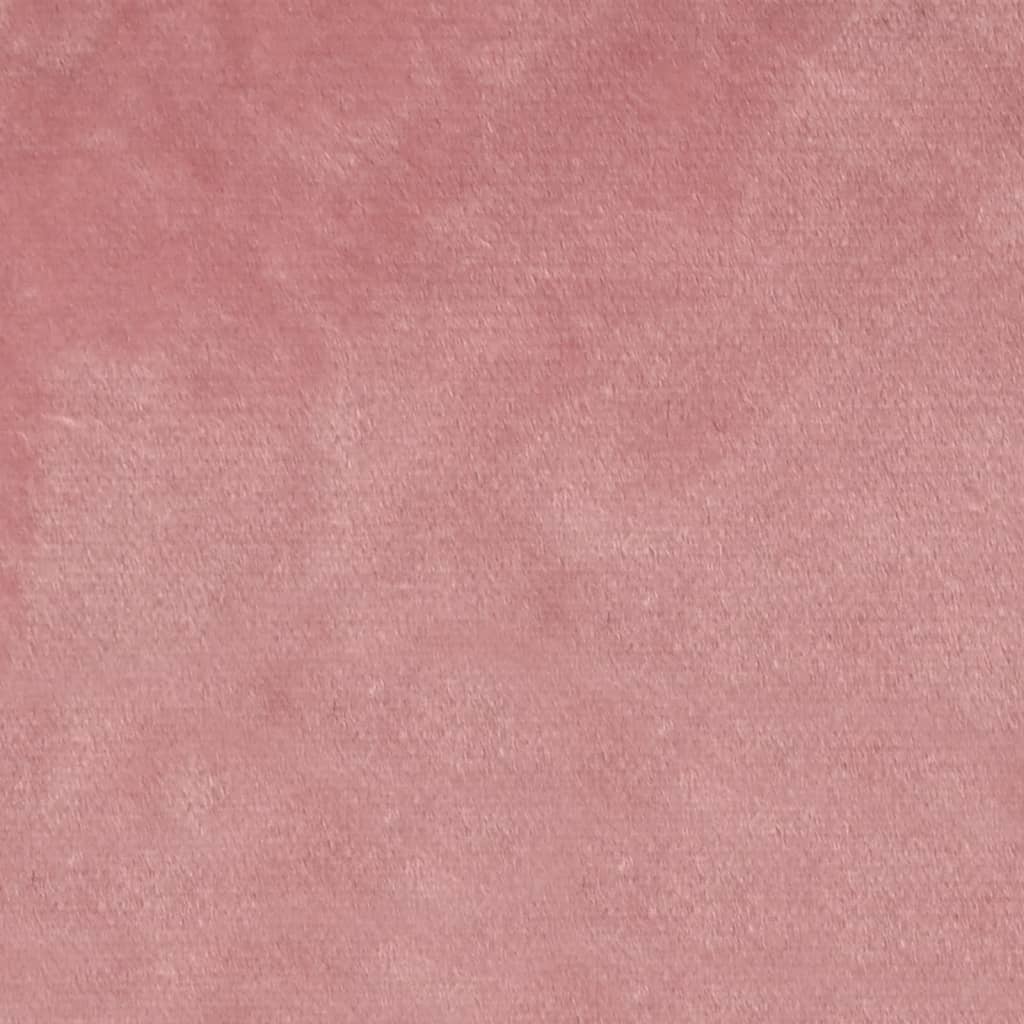 Eetkamerstoelen draaibaar 2 st fluweel roze