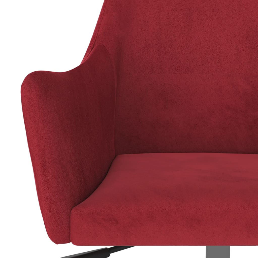 Pasukamos valgomojo kėdės, 2vnt., vyno raudonos, aksomas | Stepinfit