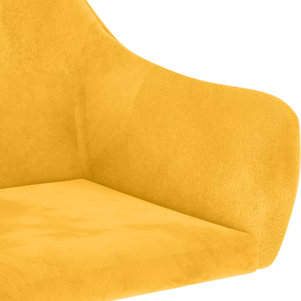 sárga bársony hintaszék