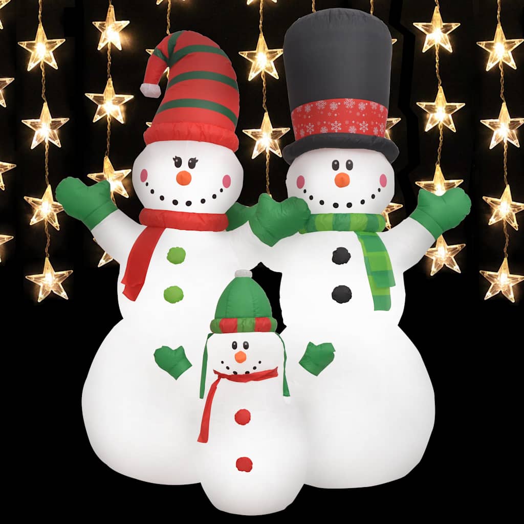 Christmas Inflatable Snowmen Family LED IP44 — photo 1 of 6