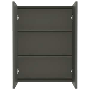 vidaXL LED kylpyhuoneen peilikaappi 60x15x75 cm MDF harmaa