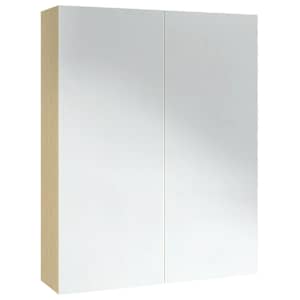 Koupelnová skříňka se zrcadlem 60x15x75 cm MDF bílá a dub - obrázek 4