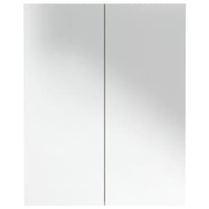 Koupelnová skříňka se zrcadlem 60x15x75 cm MDF bílá a dub - obrázek 5