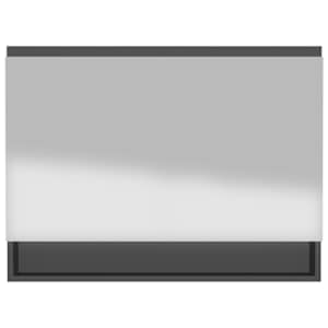 Koupelnová skříňka se zrcadlem 80 x 15 x 60 cm MDF antracitová - obrázek 5